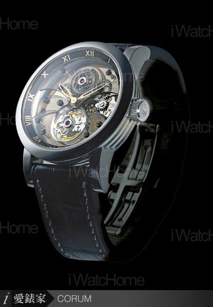 CORUM Classical Tourbillon Midnight暗夜陀飛輪 Platinum
