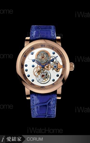 CORUM Classical 42 Sapphire Tourbillon Rose Gold