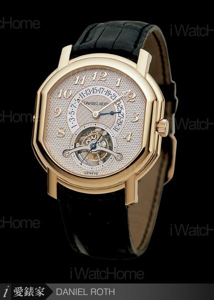 DANIEL ROTH Tourbillon Retrograde Date Rose Gold