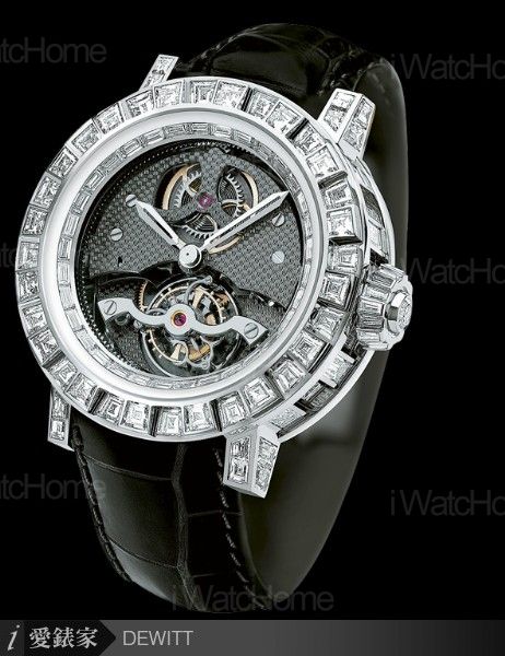 Academia Tourbillon Differentiel Haute Joaillerie White Gold
