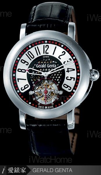 GERALD GENTA Arena Tourbillon Heures Retrogrades