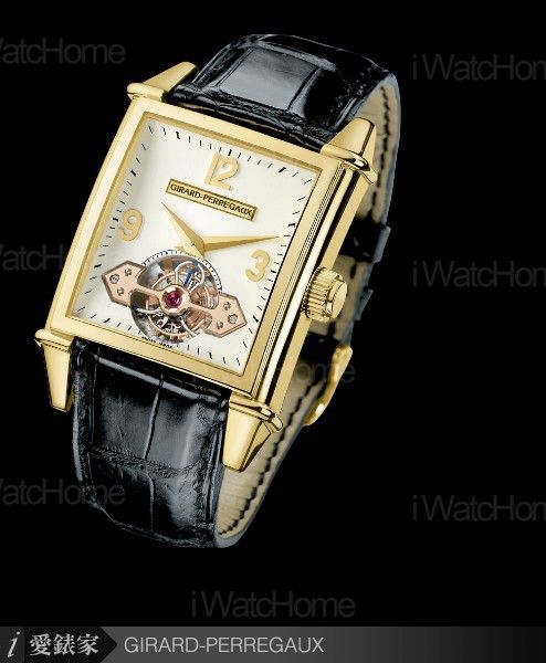 Vintage 1945單金橋陀飛輪自動錶 Yellow Gold