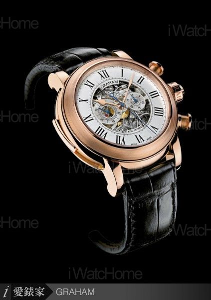 King George 四鎚三問陀飛輪追針計時碼錶