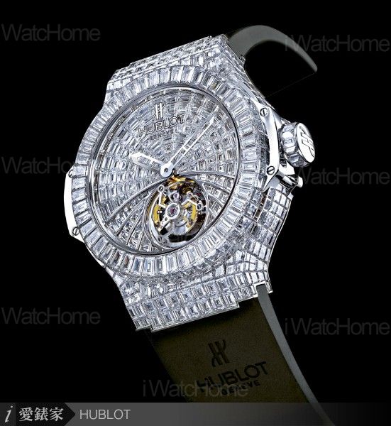 Bigger Bang全鑽陀飛輪腕錶 White Gold