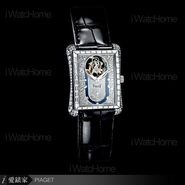 Emperador白K鑲鑽陀飛輪腕錶