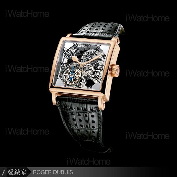 Golden Square鏤空陀飛輪 Rose Gold