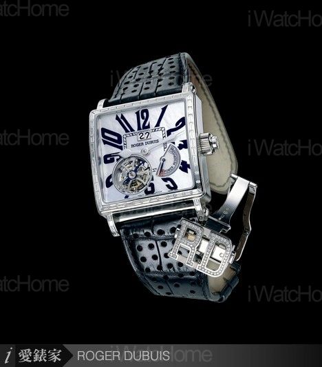 oldenSquare方鑽陀飛輪 White Gold