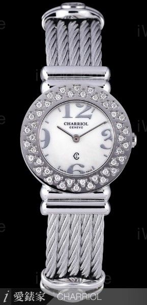 鋼索紋帶錶 P28DW354RO018