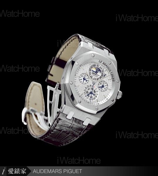 皇家橡樹日出日落時間等式天文月相萬年曆腕錶(26003ST)