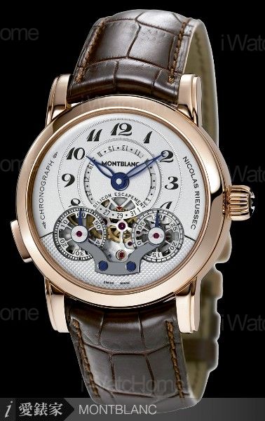 Nicolas Rieussec Open Date Silicon Escapement Chronograph矽質擒縱結構計時腕錶