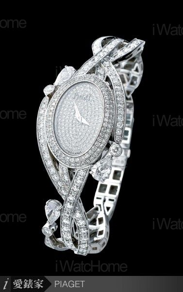 Limelight伯爵白K鑲鑽袖環錶（Jazz Dance主題）