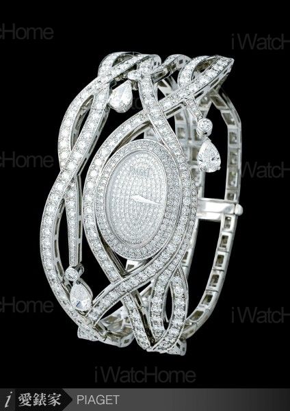 Limelight伯爵白K鑲鑽腕錶（Jazz Dance主題）鑽鍊款