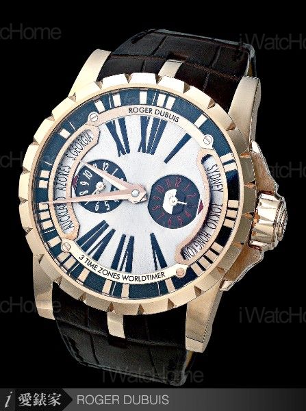 Excalibur三地時間世界時區錶