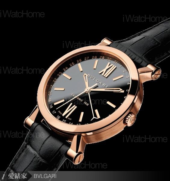 Sotirio Bulgari 中央日期顯示腕錶