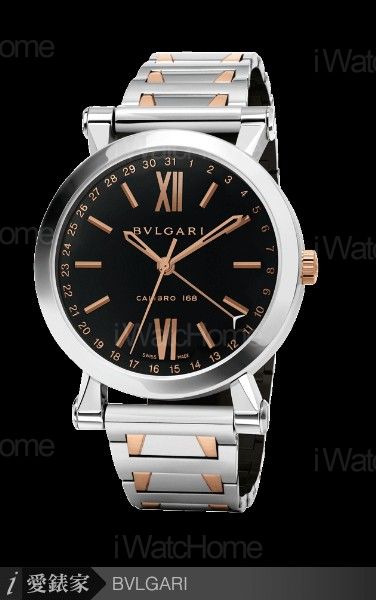 Sotirio Bulgari 中央日期顯示腕錶