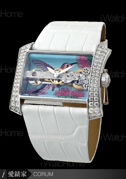 CORUM Golden Bridge Lady - Hummingbird蜂鳥彩繪金橋女錶