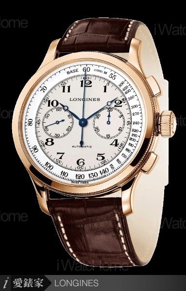 LONGINES 林白大西洋飛行紀念錶（玫瑰金款）