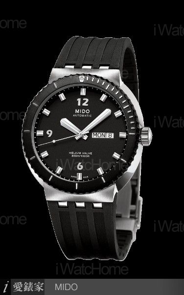 MIDO All Dial Heliun Valve自動排氦閥門腕錶