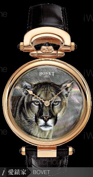 Fleurier Miniature Painting Puma彩繪美洲豹腕錶