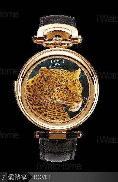 Fleurier Complications彩繪獵豹三問錶