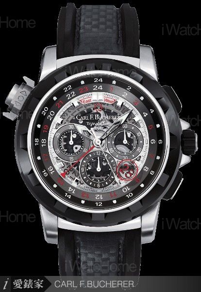 柏拉維 TravelTec三地時區4X計時碼錶