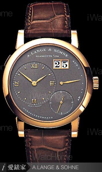 A.LANGE & SOHNE Lange 1 Rose Gold大日期腕錶