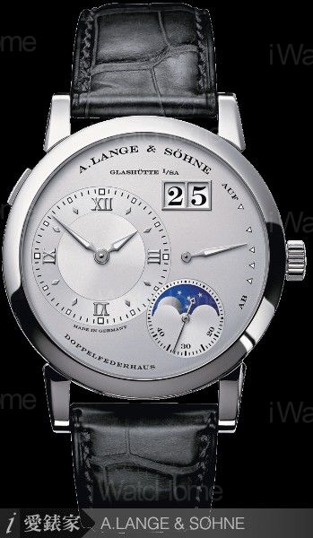 A.LANGE & SOHNE Lange 1 Platinum 月相腕錶