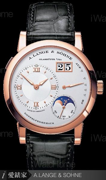 A.LANGE & SOHNE Lange 1 Rose Gold月相腕錶