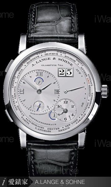 A.LANGE & SOHNE Lange 1 TimeZone Platinum 世界時區錶