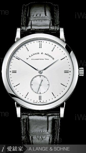 A.LANGE & SOHNE Saxonia White Gold手上鍊腕錶