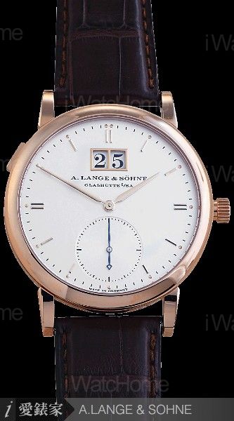 A.LANGE & SOHNE Saxonia Automatik Rose Gold White Dial自動腕錶