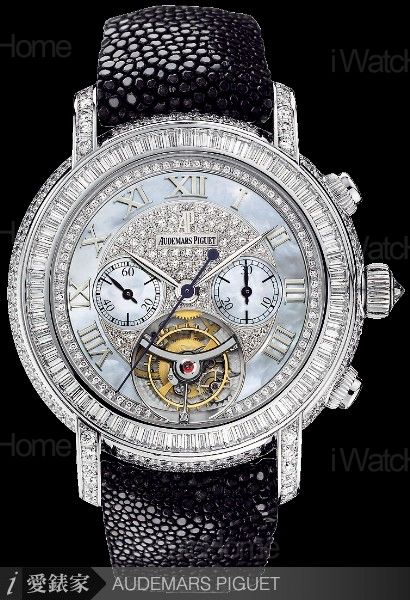 Jules Audemars全鑽陀飛輪計時碼錶26083BC