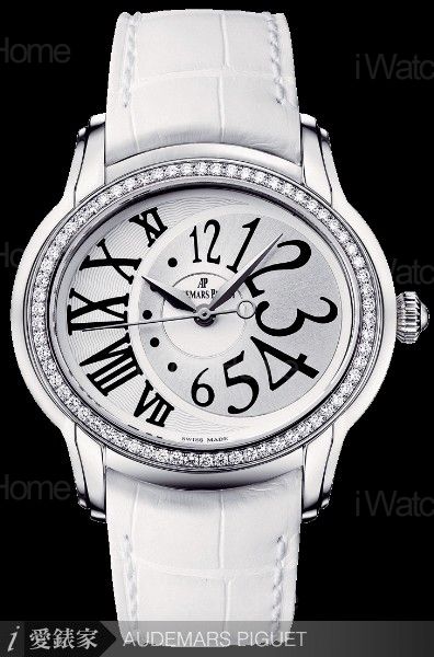 千禧系列黑白女裝自動錶77301ST