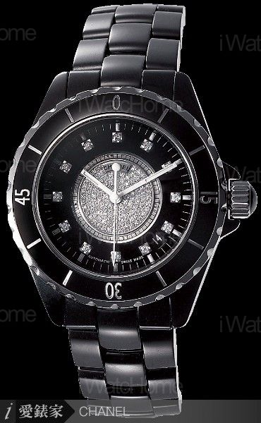 J12 Index & Pave Diamonds腕錶