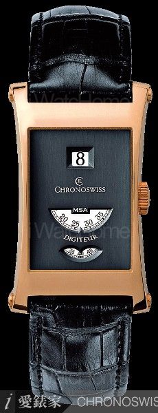 CHRONOSWISS Digiteur MSA數字顯示無指針式腕錶CH1371R