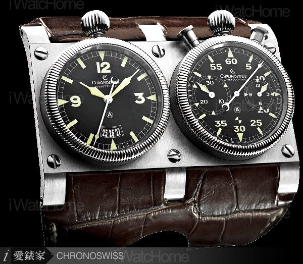 CHRONOSWISS Wristmaster 儀表板時計兩用腕錶CH2703