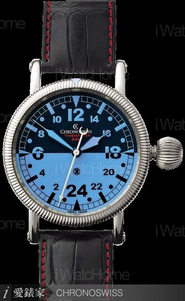 CHRONOSWISS Timemaster 24小時制手動腕錶CH6433 D/N b