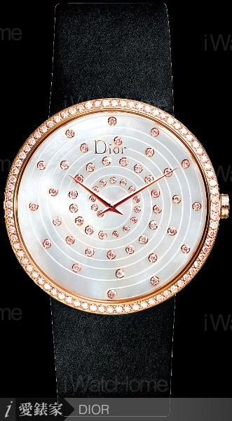 DIOR La D de Dior粉紅鑽錶 RG
