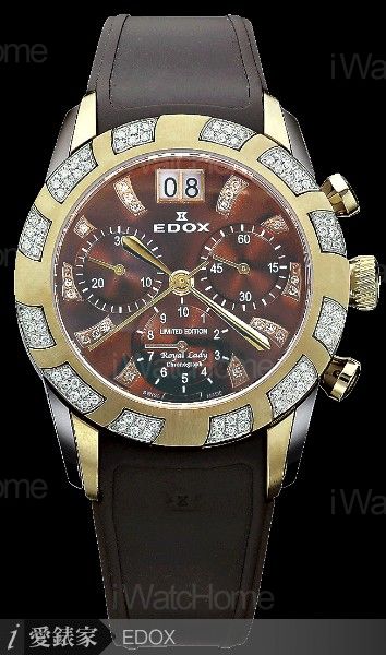 EDOX Royal Lady Limit Edition Chronograph Big Date ST
