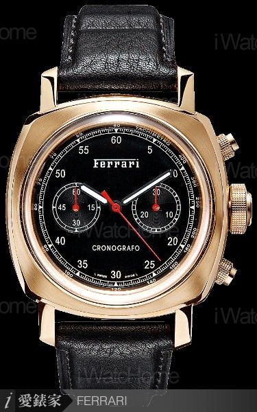 FERRARI 玫瑰金計時腕錶 FER00024