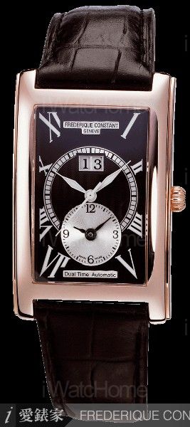 Carree系列兩地時間腕錶 FC-325BS4C24