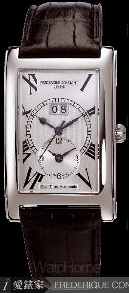 Carree系列兩地時間腕錶 FC-325MS4C26