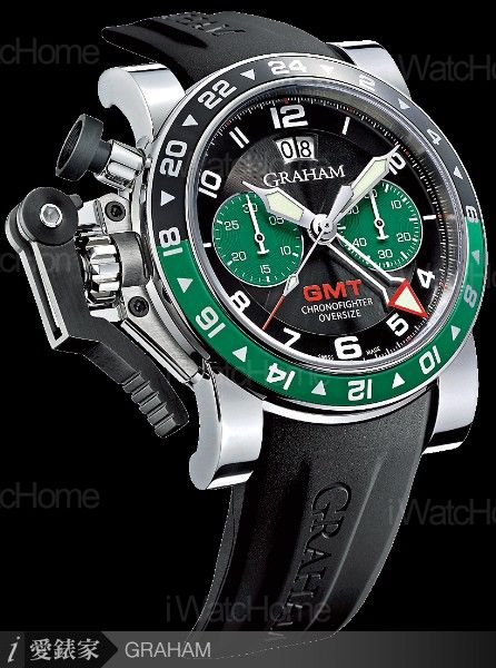 Chronofighter超大錶冠GMT大日期BRG腕錶 2OVGS.B12A
