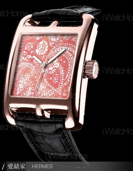 HERMES Cape Cod大明火彩琺瑯腕錶RG