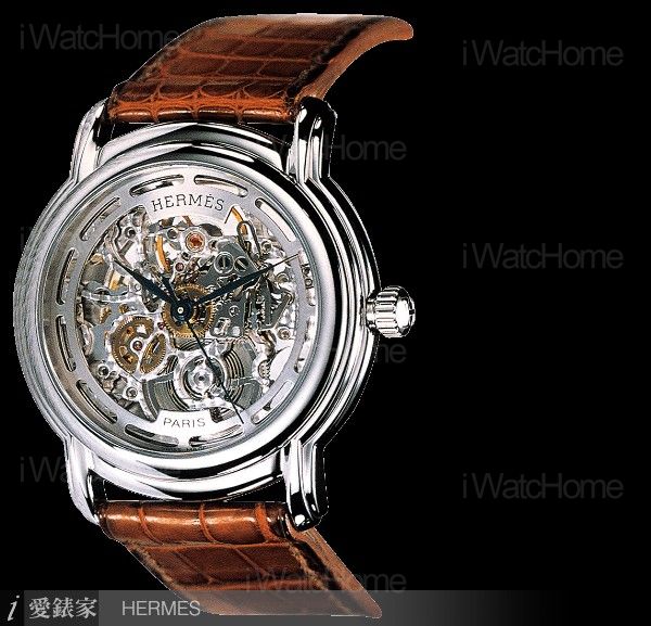 HERMES Arceau Sesame機械鏤空腕錶