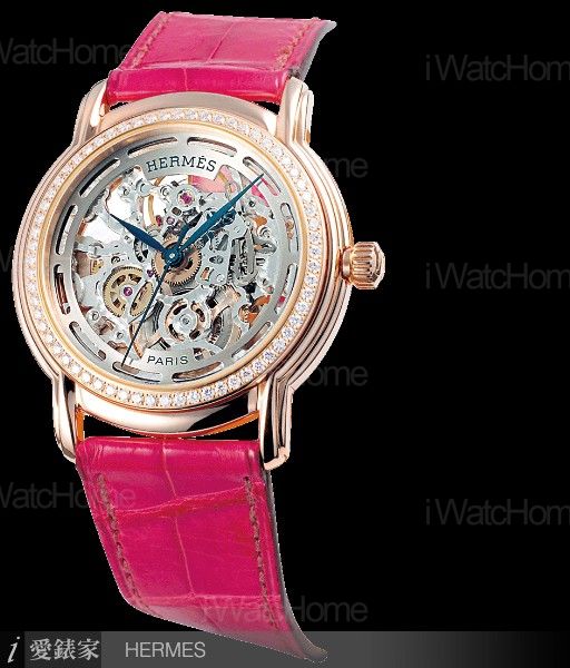 HERMES Arceau Sesame機械鏤空腕錶