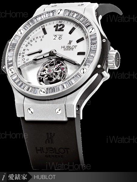 Classic Fusion Platinum Mat Diamonds Big Date Tourbillon