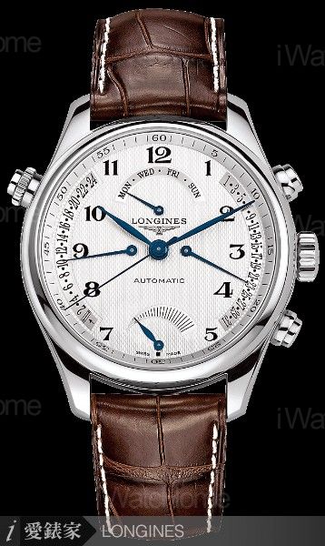 LONGINES 巨擘系列動力儲存逆跳腕錶 L2.714.4.78.5