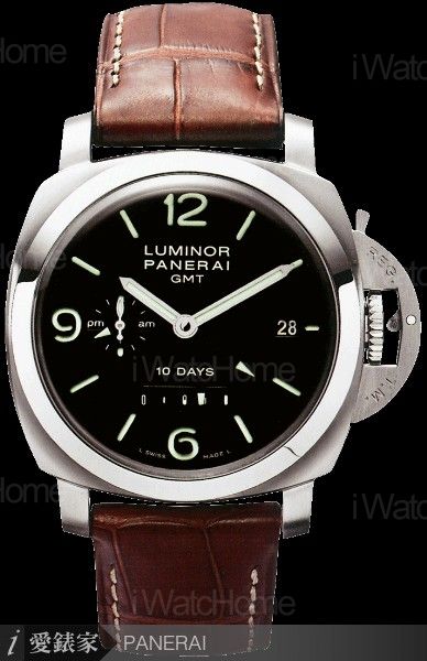 PANERAI Luminor 1950十日鍊兩地時間腕錶
