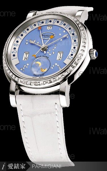 Luna Blu逆跳萬年曆女錶